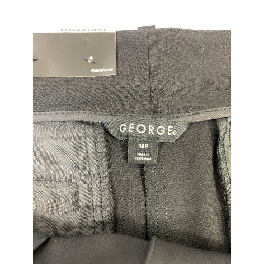 George Women's Curvy Fit Black Pants - Picture 3 of 7